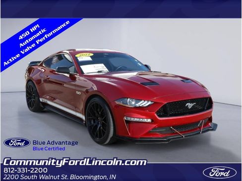 Certified 2022 Ford Mustang GT Premium w/ Equipment Group 401A RWD image 1