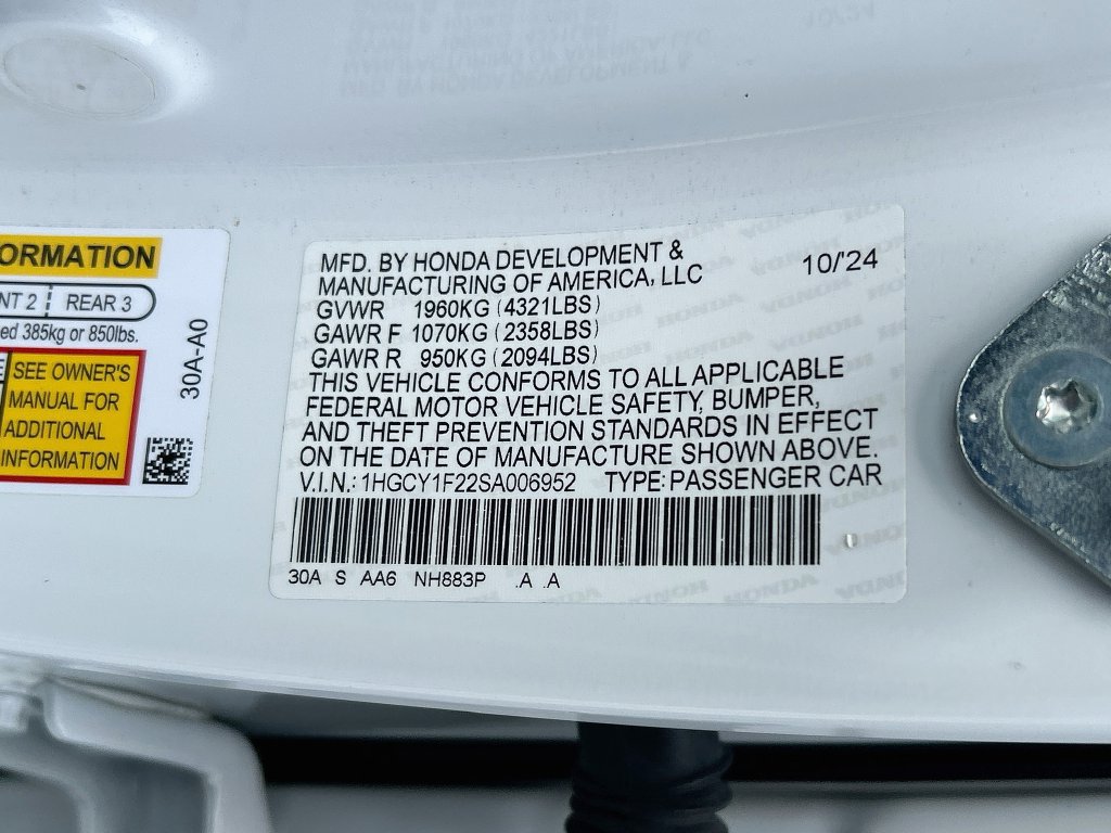 Certified 2025 Honda Accord LX image 28