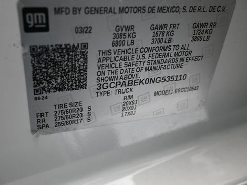 Used 2022 Chevrolet Silverado 1500 Custom RWD image 17