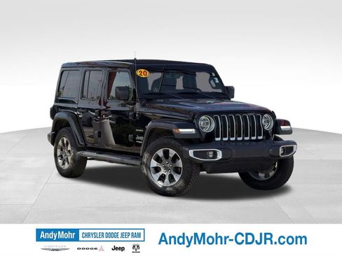 Used 2020 Jeep Wrangler Unlimited Sahara AWD/4WD image 1