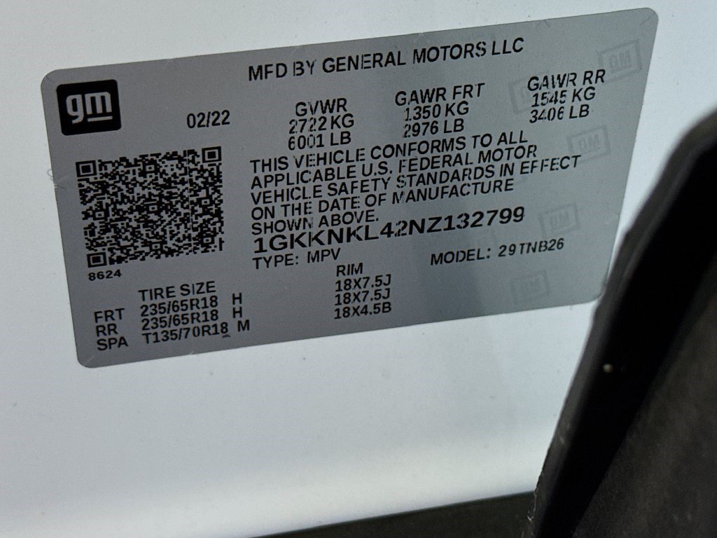 Used 2022 GMC Acadia SLE FWD image 39