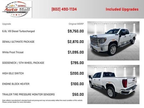 Used 2020 GMC Sierra 3500 Denali w/ Denali Ultimate Package AWD/4WD image 4