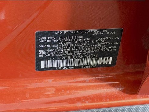 Certified 2025 Subaru Crosstrek 2.0i Premium AWD/4WD image 30