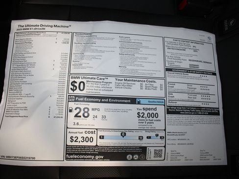 Used 2025 BMW X1 xDrive28i w/ Convenience Package image 24