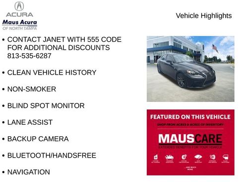 Used 2015 Lexus IS 250 AWD w/ F-Sport Package image 8