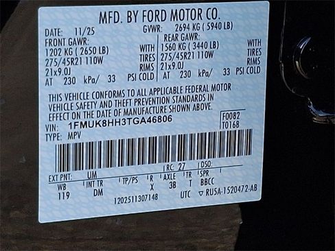 New 2026 Ford Explorer Platinum w/ LUX Leather Package image 18