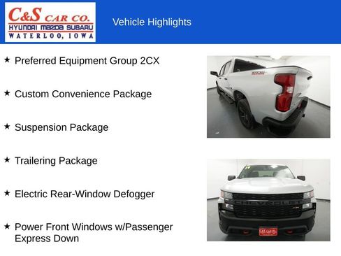 Used 2019 Chevrolet Silverado 1500 Custom Trail Boss w/ Custom Convenience Package AWD/4WD image 7