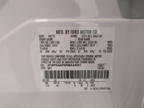 Used 2024 Ford Edge ST w/ Equipment Group 401A AWD/4WD image 28