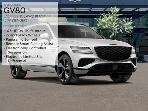 New 2026 Genesis GV80 3.5T Prestige AWD/4WD image 3