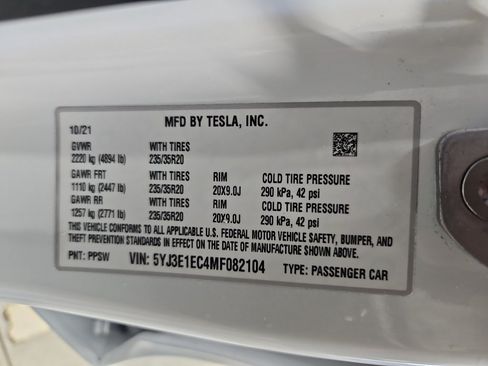 Used 2021 Tesla Model 3 Performance AWD/4WD image 27