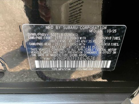 Certified 2026 Subaru Outback Premium AWD/4WD image 33