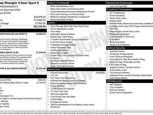 New 2025 Jeep Wrangler Unlimited Sport AWD/4WD image 6