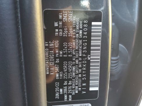 Used 2022 Kia Sorento SX image 31