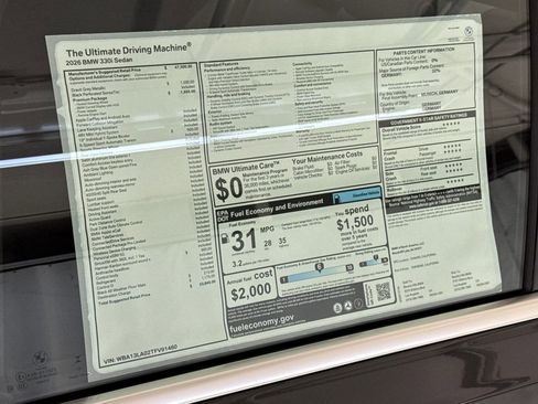 New 2026 BMW 330i Sedan w/ Premium Package image 29