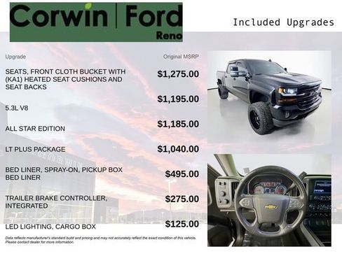 Used 2018 Chevrolet Silverado 1500 LT w/ All Star Edition image 3