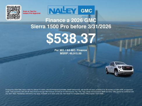 New 2026 GMC Sierra 1500 Pro w/ Pro Value Package image 7