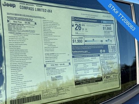 New 2026 Jeep Compass Limited image 4