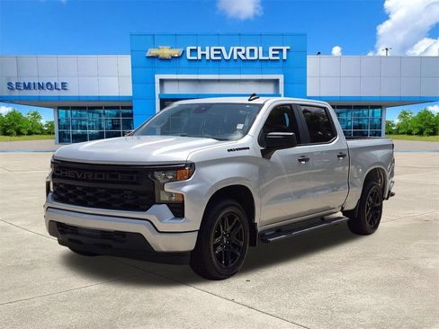 Used 2022 Chevrolet Silverado 1500 Custom w/ LPO, Dark Essentials Package AWD/4WD image 2
