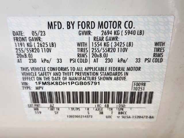 Certified 2023 Ford Explorer XLT w/ Equipment Group 202A AWD/4WD image 27