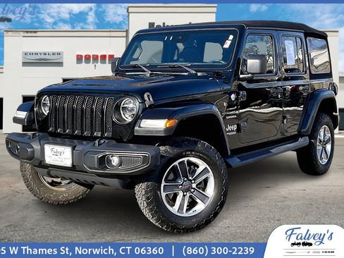 Used 2019 Jeep Wrangler Unlimited Sahara w/ Advanced Safety Group image 1