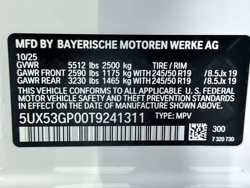 Used 2026 BMW X3 xDrive30i w/ Convenience Package AWD/4WD image 27