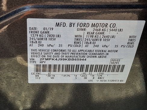 Used 2019 Ford Edge SEL w/ Equipment Group 201A AWD/4WD image 26