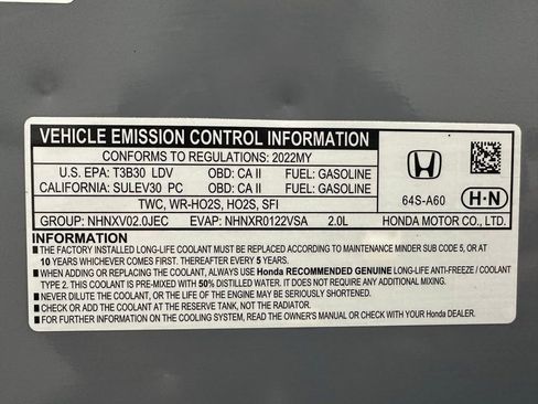 Used 2022 Honda Civic Sport image 65