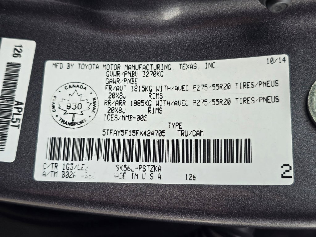 Used 2015 Toyota Tundra Platinum AWD/4WD image 30