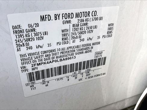 Certified 2020 Ford Edge ST w/ Cold Weather Package AWD/4WD image 34