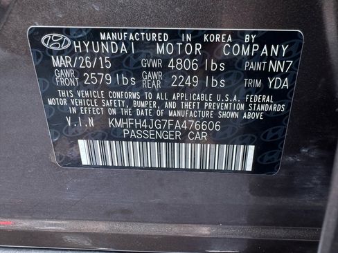 Used 2015 Hyundai Azera Limited image 30