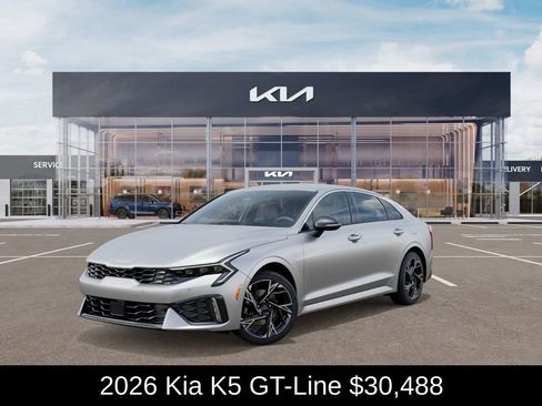 New 2026 Kia K5 GT-Line w/ GT-Line Red Interior Package FWD image 2