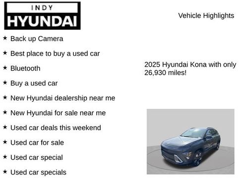 Used 2025 Hyundai Kona SEL AWD/4WD image 7
