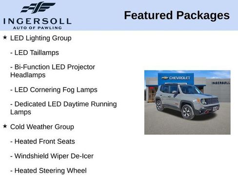 Used 2020 Jeep Renegade Trailhawk w/ UConnect 8.4 Nav Group AWD/4WD image 15