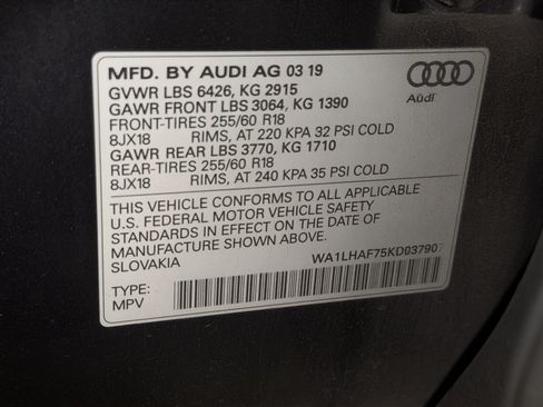 Used 2019 Audi Q7 2.0T Premium Plus w/ Premium Plus Package AWD/4WD image 27