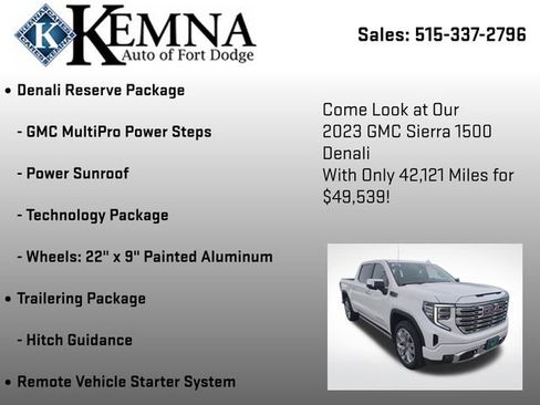 Used 2023 GMC Sierra 1500 Denali w/ Denali Reserve Package image 13