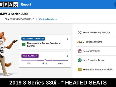 Used 2019 BMW 330i Sedan w/ Driving Assistance Package RWD image 9