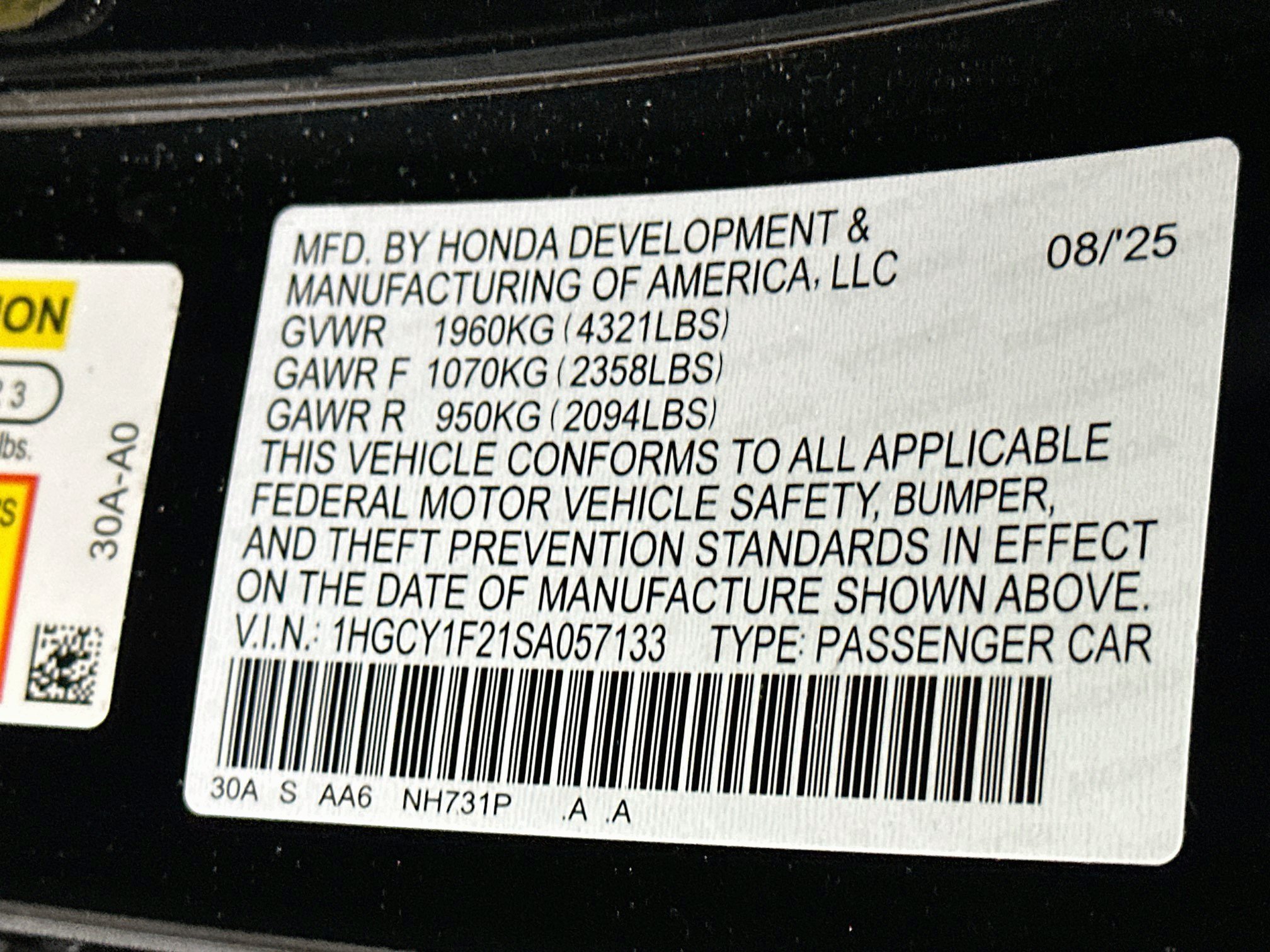 Used 2025 Honda Accord LX image 12