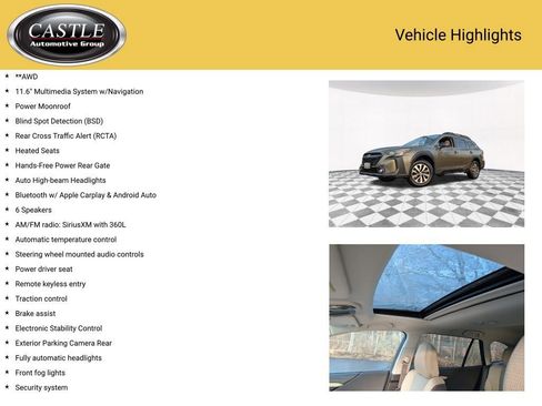 Certified 2025 Subaru Outback Premium w/ Popular Package #1A AWD/4WD image 4