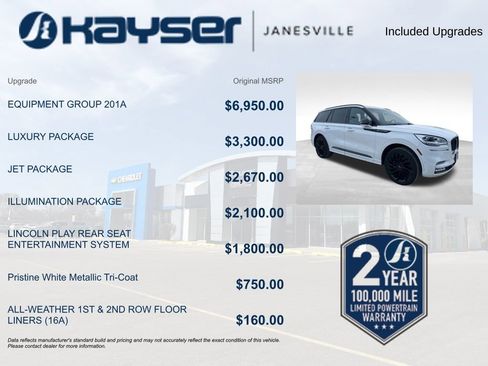 Used 2023 Lincoln Aviator Reserve w/ Equipment Group 201A image 2