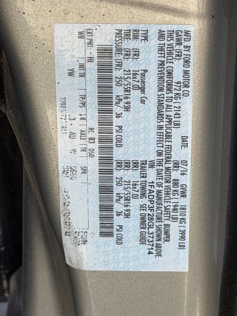 Used 2016 Ford Focus SE FWD image 30