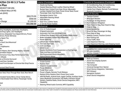 New 2026 MAZDA CX-90 3.3 Turbo w/ Premium Plus Pkg AWD/4WD image 6