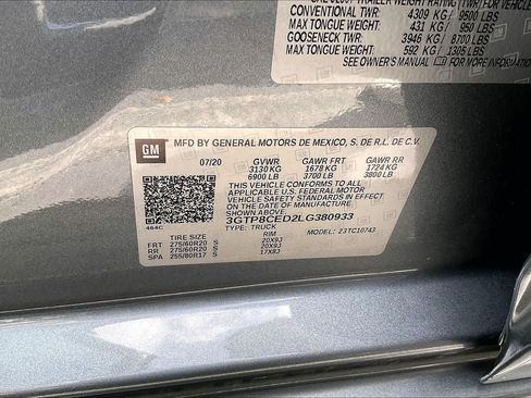 Used 2020 GMC Sierra 1500 Elevation w/ Elevation Value Package RWD image 30