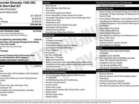 Used 2023 Chevrolet Silverado 1500 ZR2 w/ Technology Package AWD/4WD image 8