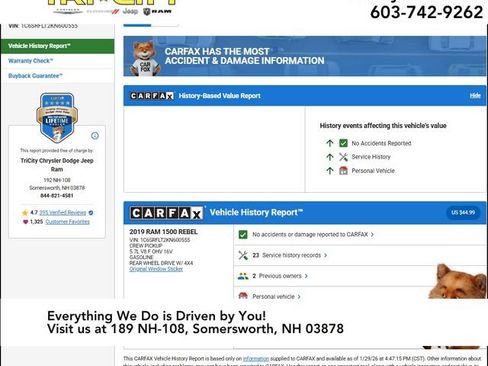 Used 2019 RAM 1500 Rebel w/ Rebel Level 1 Equipment Group image 12