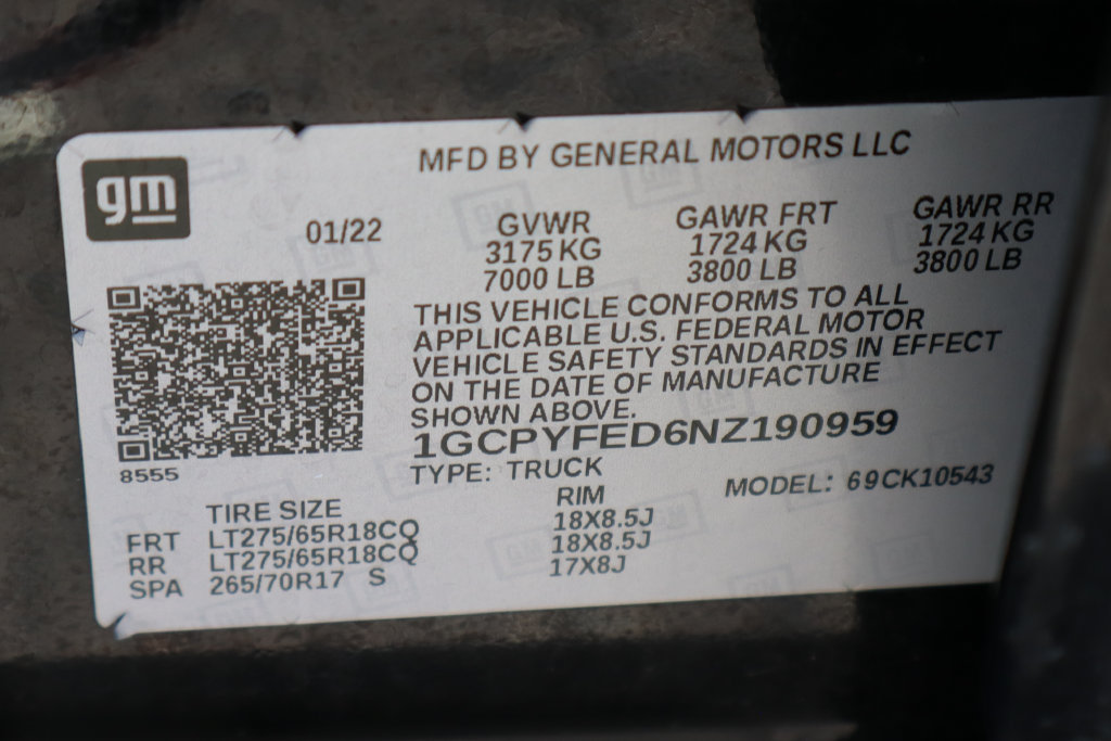 Used 2022 Chevrolet Silverado 1500 LT Trail Boss AWD/4WD image 57