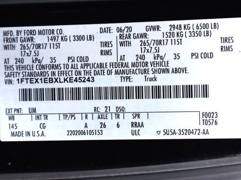 Used 2020 Ford F150 XL w/ Equipment Group 101A Mid image 45