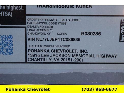 New 2026 Chevrolet Trax RS w/ Sunroof Package image 33