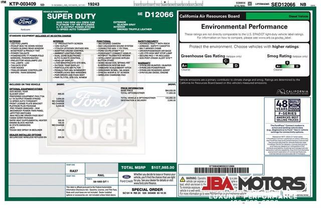 Used 2025 Ford F450 Platinum w/ Platinum Plus Package AWD/4WD image 36
