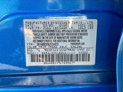 Used 2020 Nissan Sentra SV w/ Trunk Package image 35