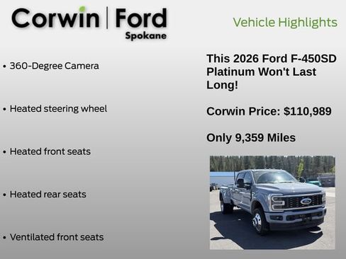 Used 2026 Ford F450 Platinum AWD/4WD image 12